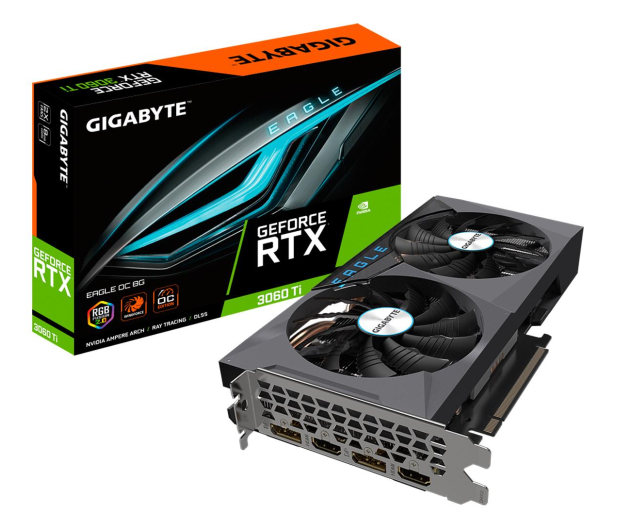 Gigabyte GeForce RTX 3060 Ti EAGLE OC LHR 8GB GDDR6 - 665466 - zdjęcie
